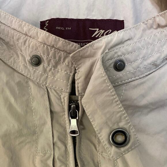 VINTAGE Marlboro Classics Men's Wear MCS EU 58 FR 50 Beige Tan Bomber Jacket XXL - Picture 4 of 11